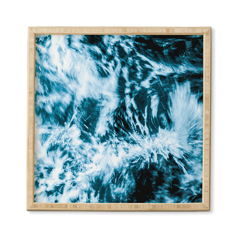 Nature Magick Turquoise Waves Framed Wall Art