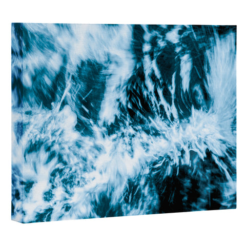 Nature Magick Turquoise Waves Art Canvas