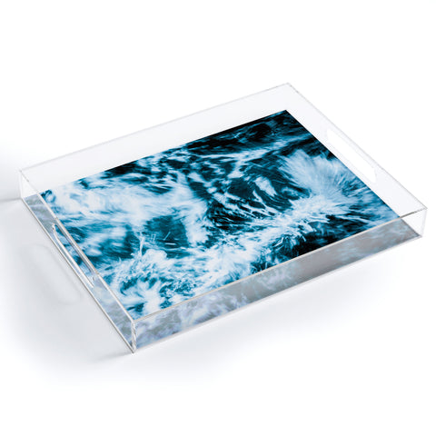 Nature Magick Turquoise Waves Acrylic Tray