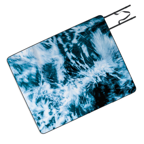Nature Magick Turquoise Waves Picnic Blanket