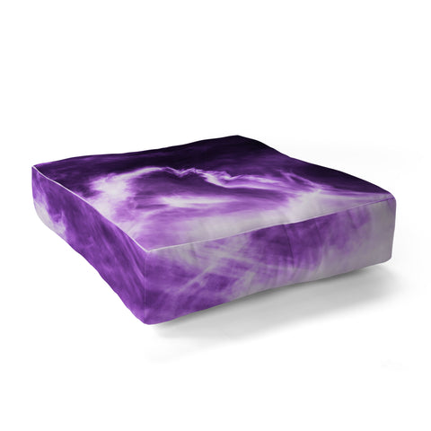 Nature Magick Ultraviolet Abstract Sky Floor Pillow Square