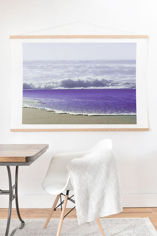 Nature Magick Ultraviolet Summer Beach Fun Art Print And Hanger