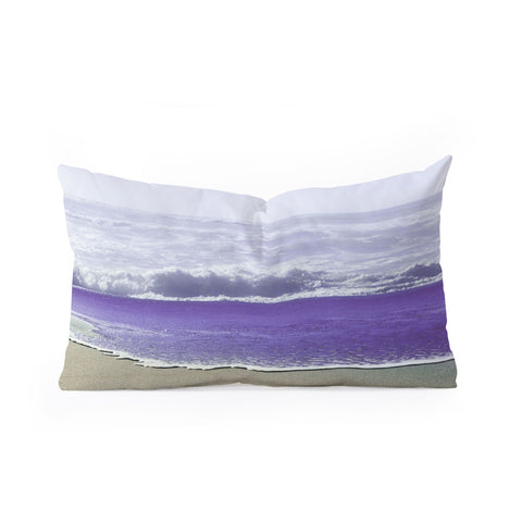 Nature Magick Ultraviolet Summer Beach Fun Oblong Throw Pillow