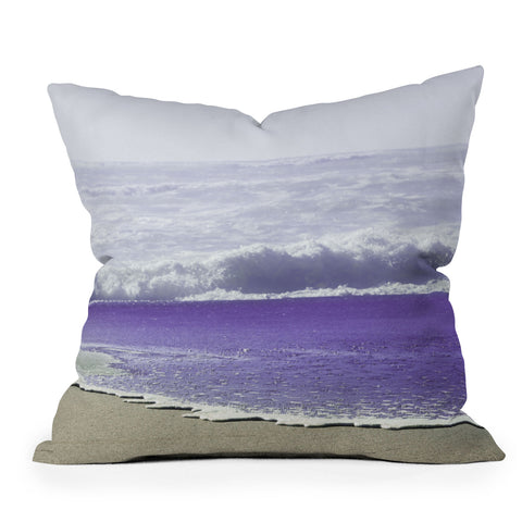 Nature Magick Ultraviolet Summer Beach Fun Throw Pillow