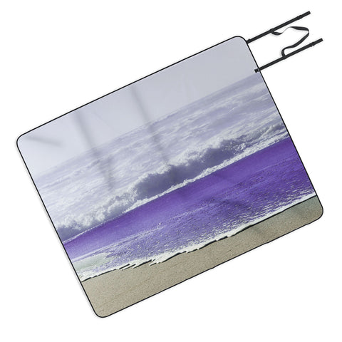 Nature Magick Ultraviolet Summer Beach Fun Picnic Blanket