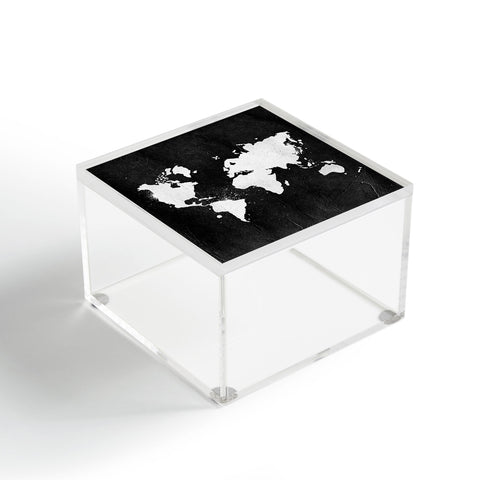 Nature Magick Vintage World Map Acrylic Box