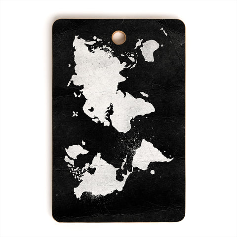 Nature Magick Vintage World Map Cutting Board Rectangle