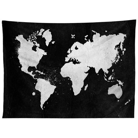 Nature Magick Vintage World Map Tapestry