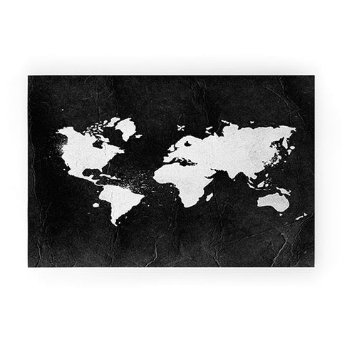 Nature Magick Vintage World Map Welcome Mat