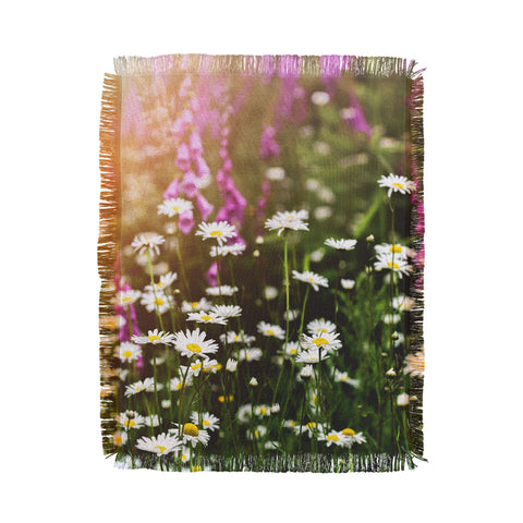 Nature Magick Wildflower Adventure Throw Blanket