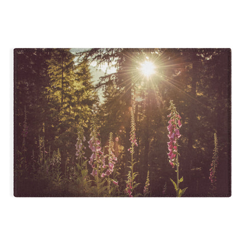 Nature Magick Wildflower Mountain Adventure Outdoor Rug