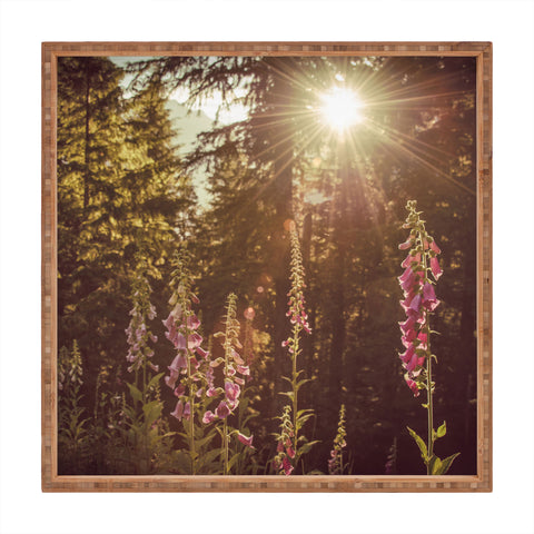 Nature Magick Wildflower Mountain Adventure Square Tray