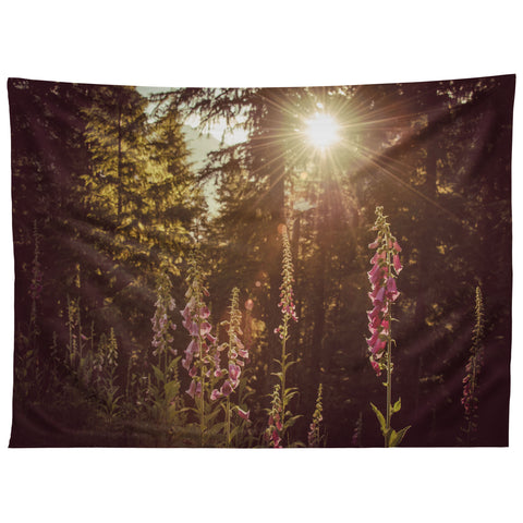 Nature Magick Wildflower Mountain Adventure Tapestry