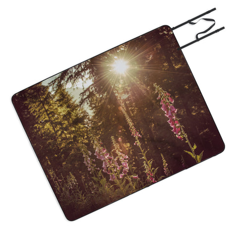 Nature Magick Wildflower Mountain Adventure Picnic Blanket