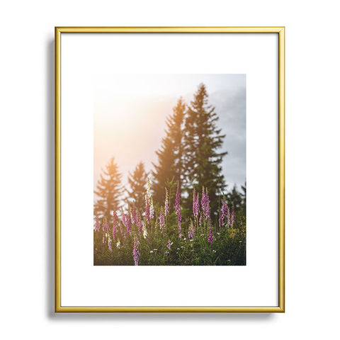 Nature Magick Wildflower Summer Adventure Metal Framed Art Print