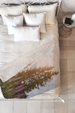 Nature Magick Wildflower Summer Adventure Fleece Throw Blanket