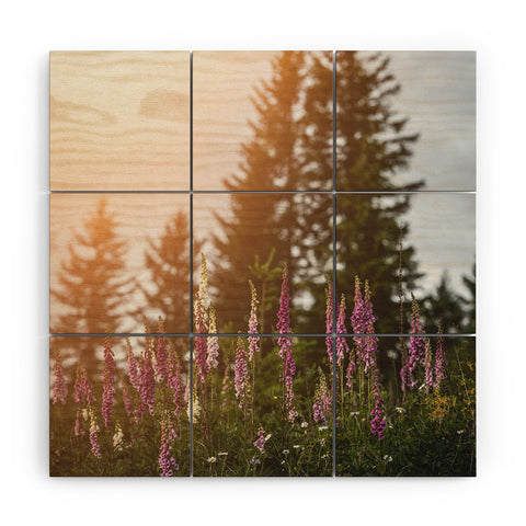 Nature Magick Wildflower Summer Adventure Wood Wall Mural