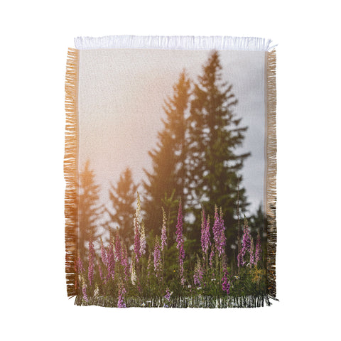 Nature Magick Wildflower Summer Adventure Throw Blanket