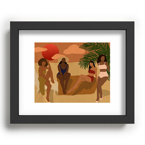 nawaalillustrations Beach I Recessed Framing Rectangle