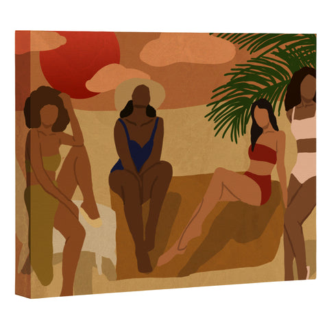 nawaalillustrations Beach I Art Canvas