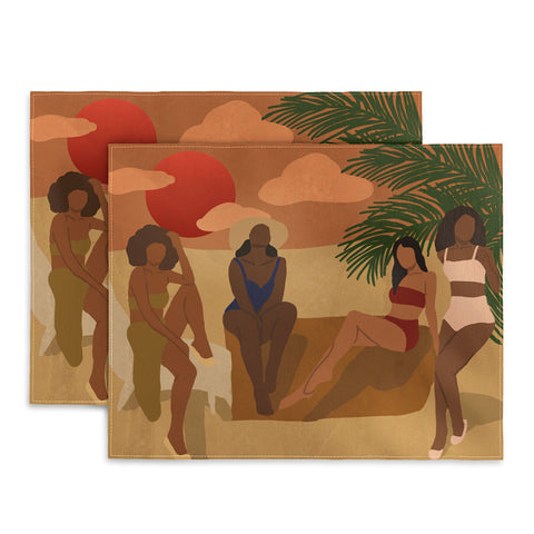 nawaalillustrations Beach I Placemat