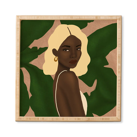 nawaalillustrations blonde I Framed Wall Art