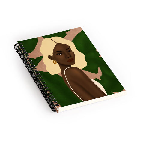 nawaalillustrations blonde I Spiral Notebook