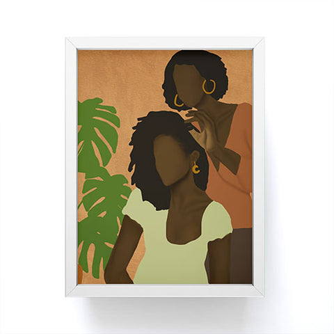 nawaalillustrations Bonding Framed Mini Art Print