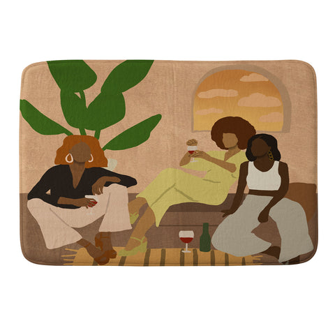 nawaalillustrations Home I Memory Foam Bath Mat