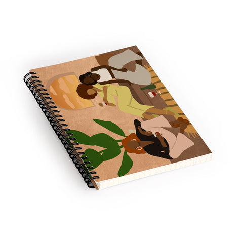 nawaalillustrations Home I Spiral Notebook