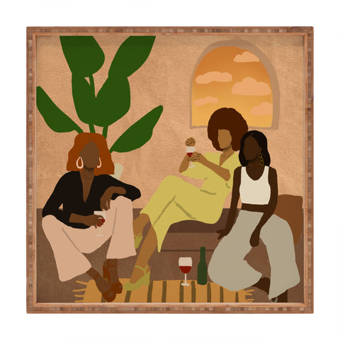 nawaalillustrations Home I Square Tray