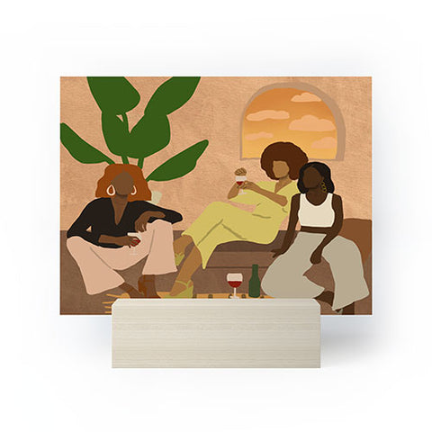 nawaalillustrations Home I Mini Art Print