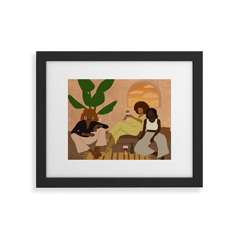 nawaalillustrations Home I Framed Art Print