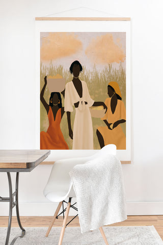 nawaalillustrations Lemon picking Art Print And Hanger