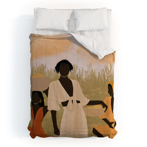 nawaalillustrations Lemon picking Comforter