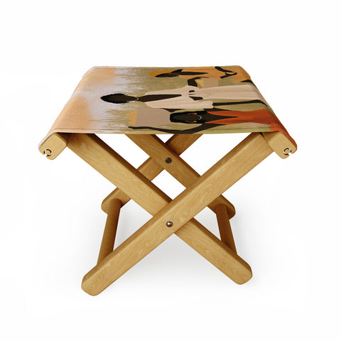 nawaalillustrations Lemon picking Folding Stool