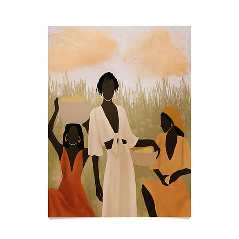 nawaalillustrations Lemon picking Poster