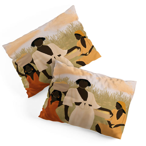 nawaalillustrations Lemon picking Pillow Shams