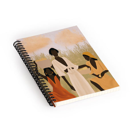 nawaalillustrations Lemon picking Spiral Notebook