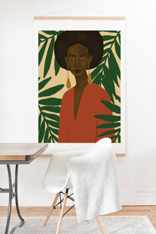 nawaalillustrations Nokita Art Print And Hanger