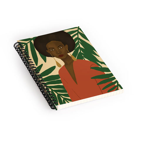 nawaalillustrations Nokita Spiral Notebook