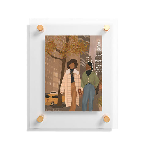 nawaalillustrations NYC I Floating Acrylic Print