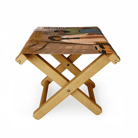nawaalillustrations NYC I Folding Stool