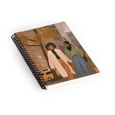 nawaalillustrations NYC I Spiral Notebook