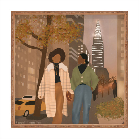 nawaalillustrations NYC I Square Tray