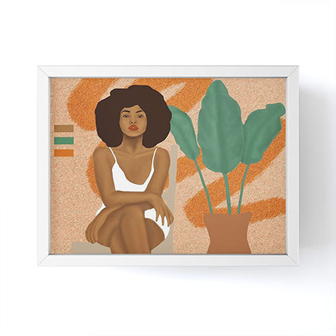 nawaalillustrations seat Framed Mini Art Print