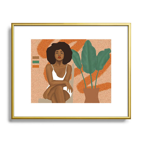 nawaalillustrations seat Metal Framed Art Print