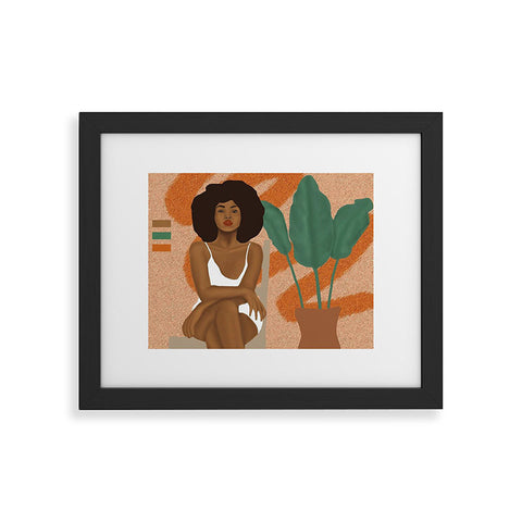nawaalillustrations seat Framed Art Print