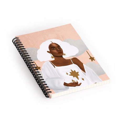 nawaalillustrations Star I Spiral Notebook
