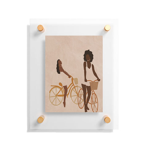 nawaalillustrations Sunday morning minimal Floating Acrylic Print